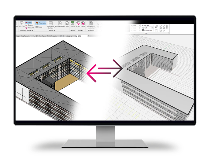 BIM interface RELUX to Revit