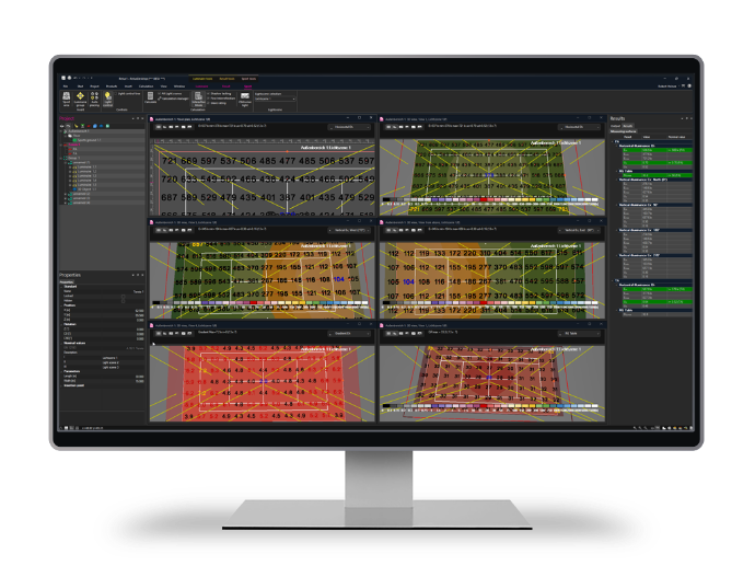 Display ReluxSport: Multiple views