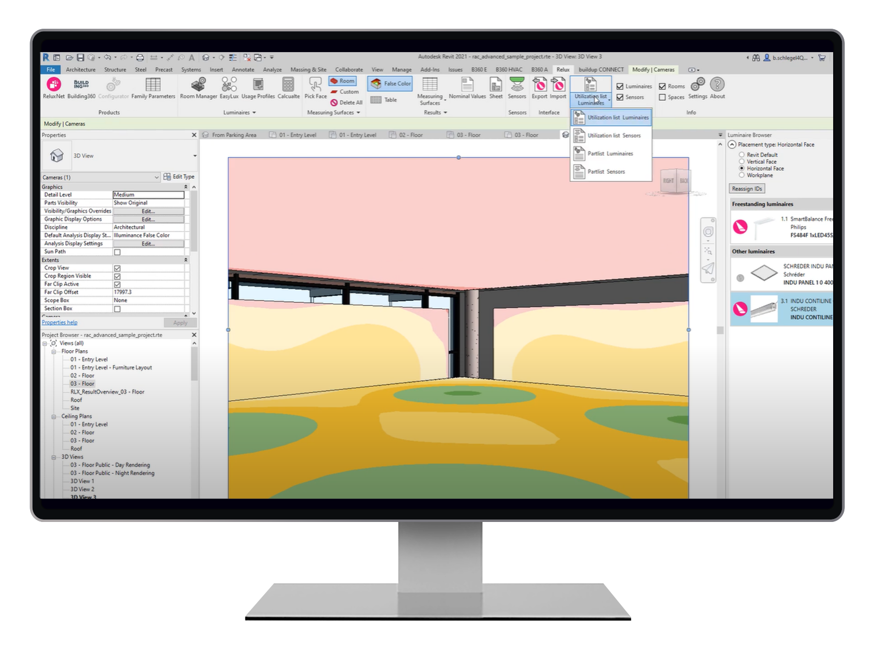 ReluxCAD for Revit